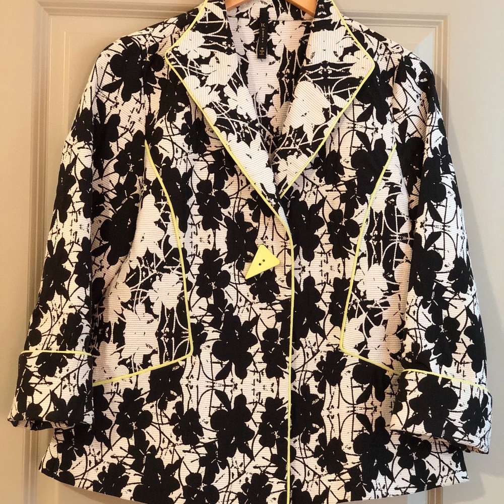 IC Collection Black and White Jacket